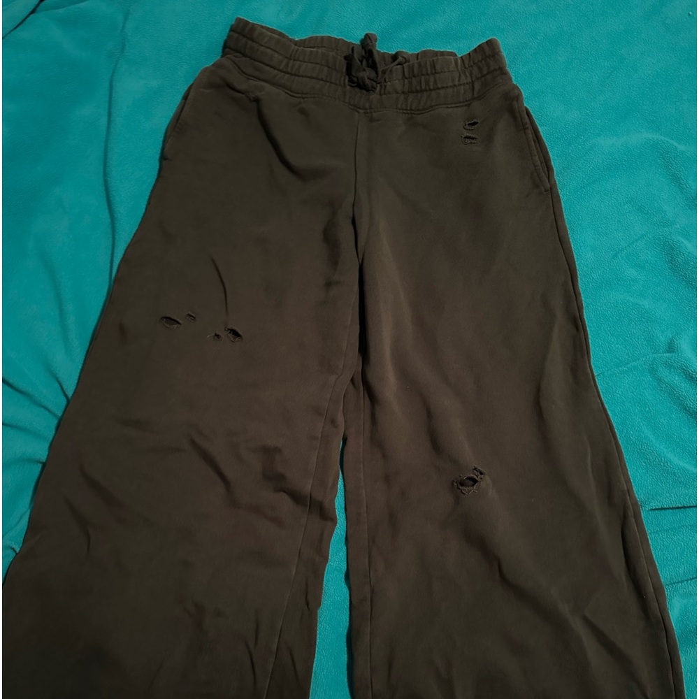 Aerie Gray Skater Pants Small Short